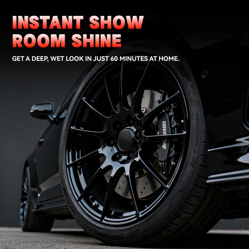 WEICA Black CAR Coating Spray | Ceramic Shine Wax for