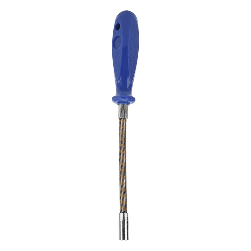 Flexible Hose Clamp Driver, 7mm Flexible Hex Screwdriver 90 Degree