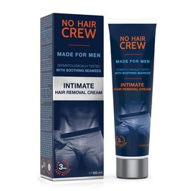 No Hair Crew Men’s Hair Removal Intimate Cream For Body 100ml 1ea / 노헤어크루 남성용 제모인티메이트 크림 포바디 100ml 1개