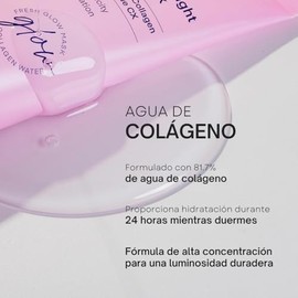TEREZ & HONOR Mascarilla Nocturna de Colágeno Peel-Off: Mascarilla Coreana para Elasticidad, Hidratación y Luminosidad – Colágeno de 100 Dalton con la Molécula Más