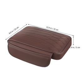 Gatuida Auto Armrest Box Cover Comfortable Car Center Console Cover Easy to Install Interior Organizer