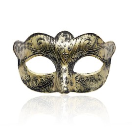 Sprinlot Masquerade Ball Masks, Venetian Mask, Gold, Carnival, Ball Masks, Vintage, Costume Cosplay, Prom, Carnival Accessories