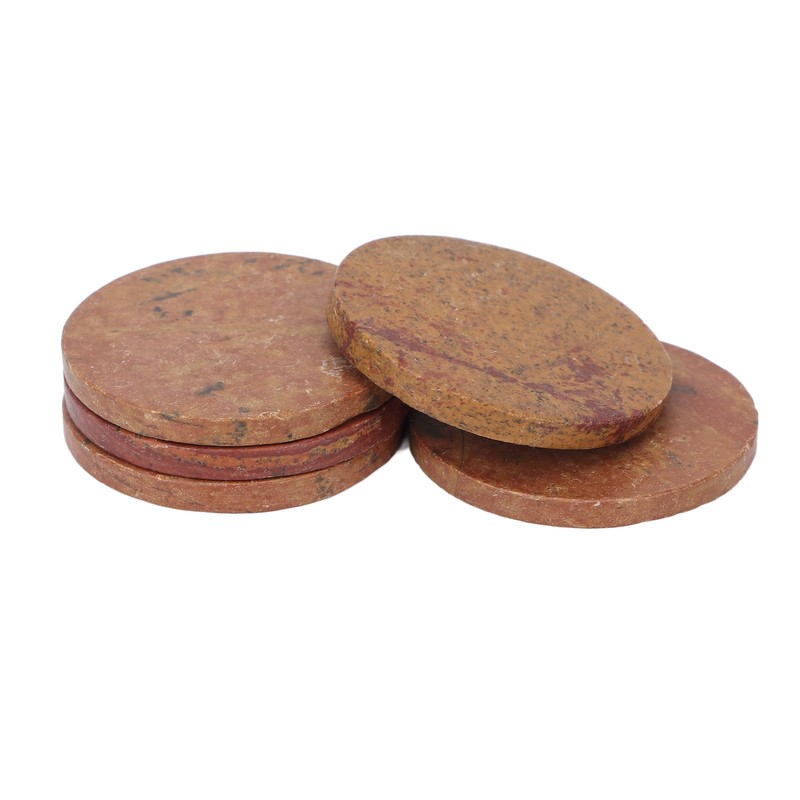 5Pcs 50mm Bian Stone Scraping Board Bian Stone Back Massage