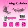 Veleasha Cat Eye Lashes Wispy False Eyelashes with Clear Band