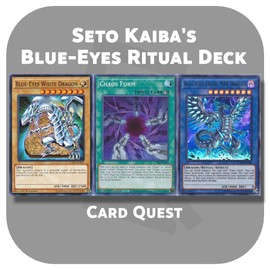 Complete Custom Deck for Yu-Gi-Oh! The Dark Side of Dimensions - Seto Kaiba's Blue-Eyes Chaos MAX Dragon Ritual Deck
