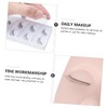 Minkissy 3 Sets Practice False Eyelashes Fake Fake Eyelashes Makeup