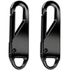 LIIMZII 2 Pcs Zipper Pulls, Metal Zip Pull Tabs Replacement,