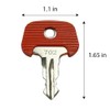 8PCS Ignition Keys 702, 26906870 – Compatible with Jungheinrich, Linde,
