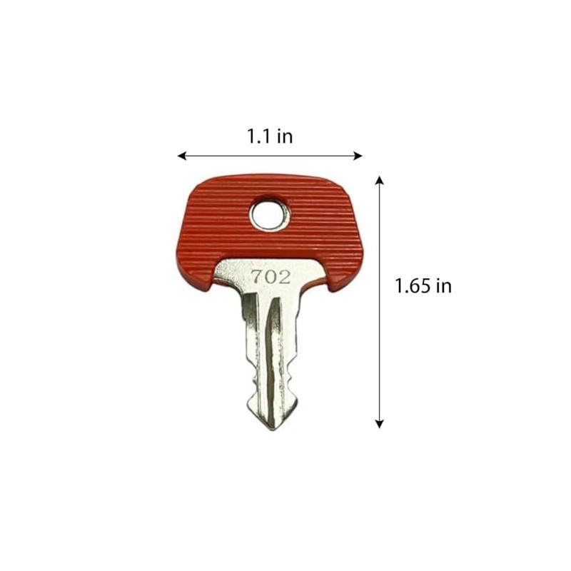 8PCS Ignition Keys 702, 26906870 – Compatible with Jungheinrich, Linde,