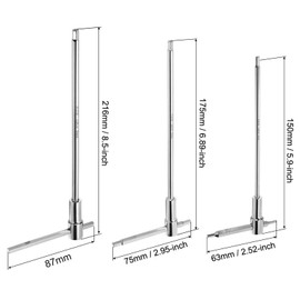 QUARKZMAN 3 mm 4 mm 5 mm Push Handle Hexagon Socket with T-Handle for Fast Turning, CR-V Steel