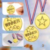 Gold Award Medals with Neck Ribbons, 30Pcs Gold Plastic Winner