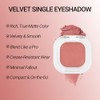 Erinde Monocromo Sombras Para Ojos Matte, Resistente al Agua, E06