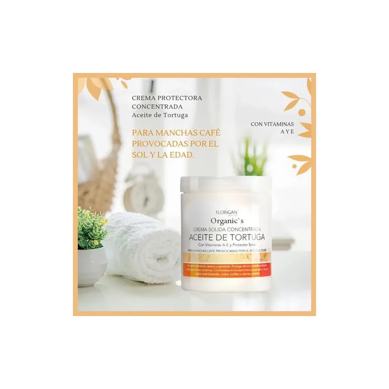 Crema Protectora Concentrada Aceite Tortuga Florigan® 600grs