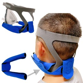 PlayWooWgo CPAP Neck Pad for Headgear Straps Compatible with Full CPAP Mask to Reduce Headgear Pressure and Cheek Red Marks Extend Strap Useful Life for CPAP Supplies