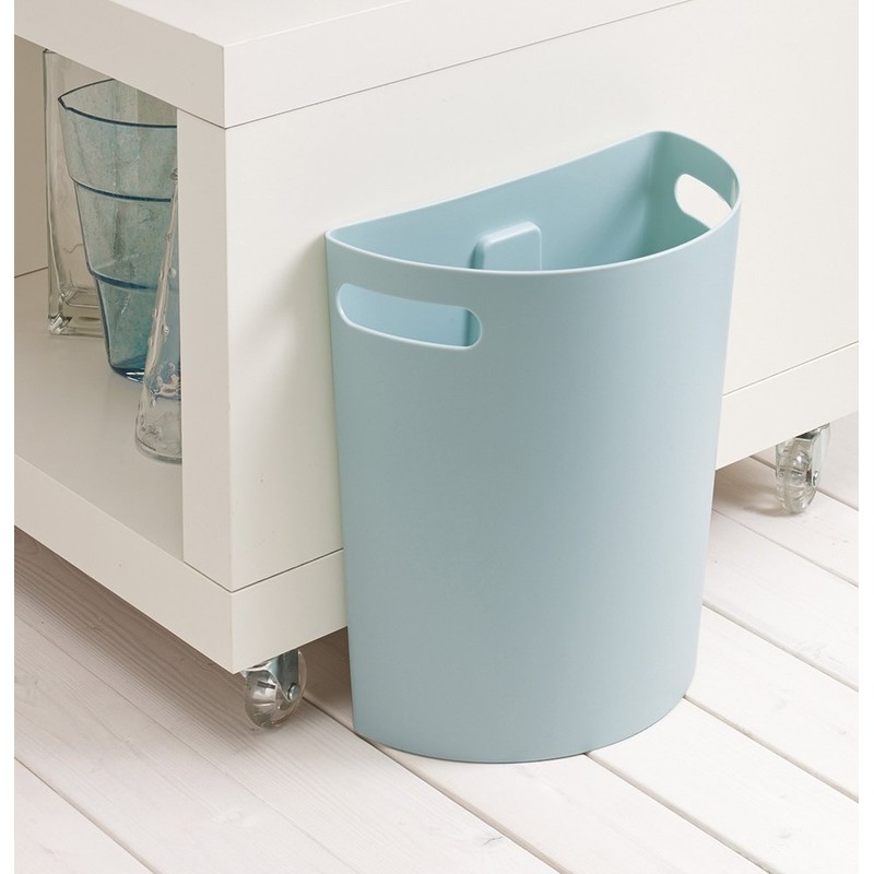 Isetou Iseto Wall Mounted Trash Can Blue I-525 W 11.2