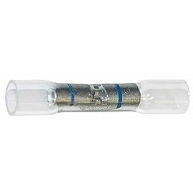Sherco-Auto Clear Heat Shrink Butt Connector 16-14 Gauge - 50 Pack - Made in USA