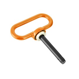 Universal Heavy Duty Magnetic Hitch Pin, Magnet Trailer Gate Pin for Mowers, Lawn Tractors  with 2 Bolts -1/2'' R-Clip
