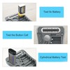 Dlyfull Universal Battery Tester with LCD Display, Multi Purpose Small