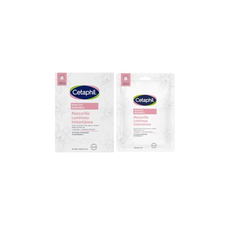 Cetaphil Healthy Radiance Mascarilla Facial Iluminadora 6 Piezas 23 ml