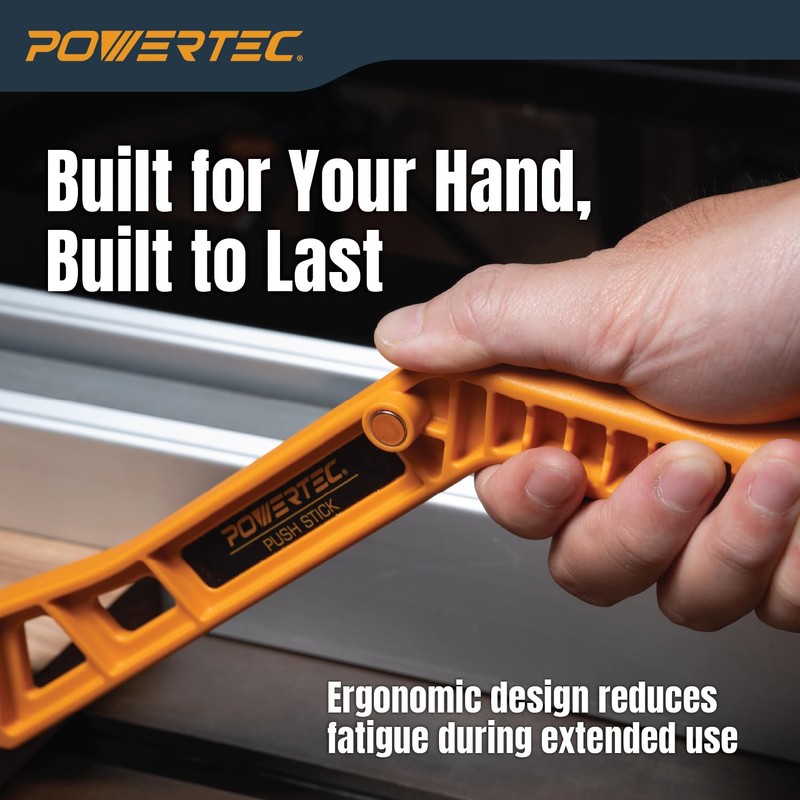POWERTEC Safety Kit - Table Saw Push Block, L Shape