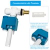 MendorioToilet Cistern Fill Valve, Universal 1/2" Brass Side Entry Inlet