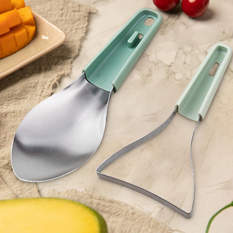 Mango Cutter and Peeler,3X Portable Fruit Cutter Pit Remover |