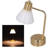 1:12 Scale Dollhouse Table Lamp LED Micro Metal Dollhouse Miniature