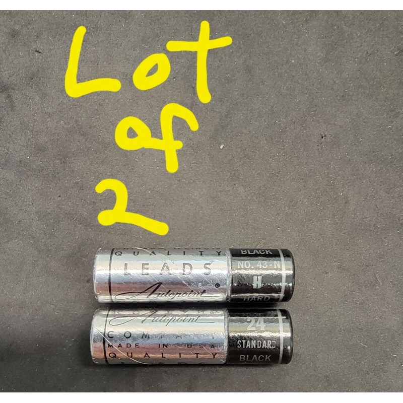 Autopoint VINTAGE AUTOPOINT PENCIL LEAD No. 43-N HARD STANDARD 1.1