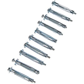 Molly Fixierhaken für Hohlräume, Metall, 8 x 46 mm, 25 kg, 10 Stück, M14206-XJ