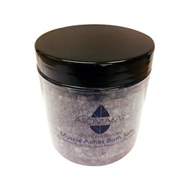 Muscles Aches Pains Dead Sea Bath Salts Soak with Peppermint Rosemary Black Pepper & Eucalyptus Pure Essential Oils