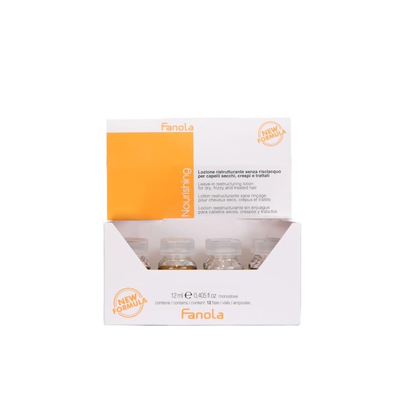 FANOLA Lozione Ristrutturante 12x 12 ml. Acondicionador Hidratante, Suavizante