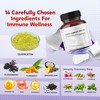 PEAKPURY Quercetin Elderberry Turmeric Vitamin C Zinc - Immunity Support