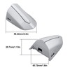 eMagTech Front Left Driver Side Door Handle Key Bezel Cover