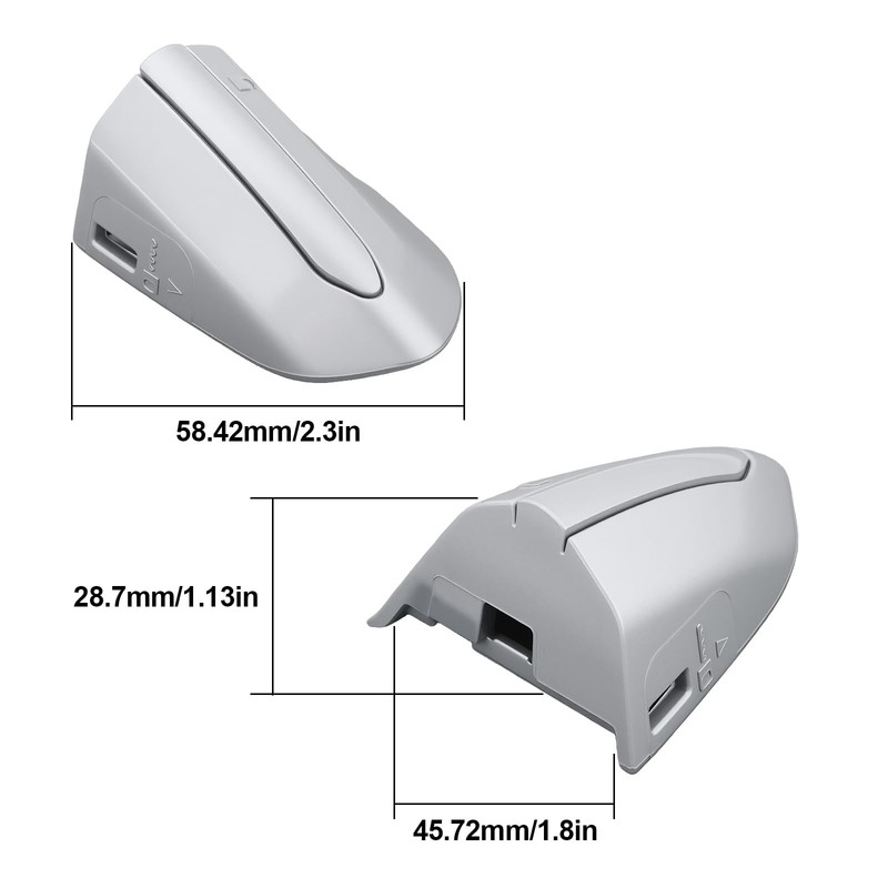 eMagTech Front Left Driver Side Door Handle Key Bezel Cover
