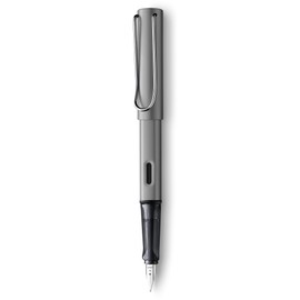 Lamy AL-star Fountain Pen - Elegant Design Cool Pens, Best Pens For Smooth Writing, Light Aluminum - Graphite Left Handed Pen