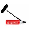 Equalizer Push-Button Release Retractable Utility Knife with Textured Grip and
