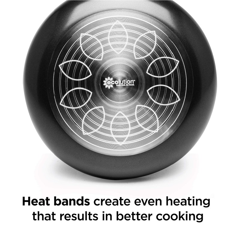 Ecolution Evolve Fry Pan, 8-Inch, Black