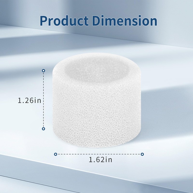 30-Pack Top Fill Humidifier Replacement Filter Compatible with LEVOIT Humidifiers