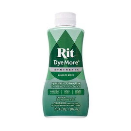 Rit DyeMore 7 Oz. Synthetic Liquid Fiber Dye for Clothing, Décor, and Crafts – Peacock Green (1 Pack)