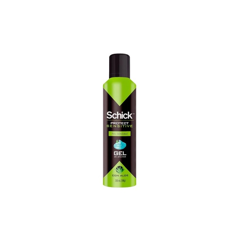 Schick Protect Sensitive Gel Aloe Vera para Afeitar 200 ml