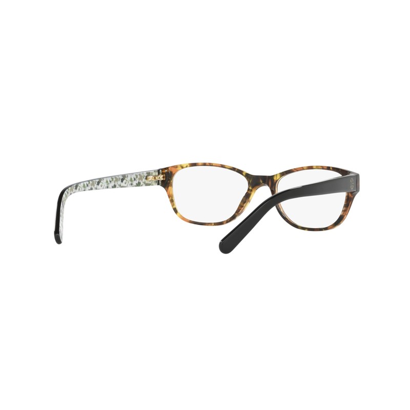 Tory Burch TY2031 Eyeglass Frames 3154-49 - Yellow Tort/black Batik