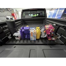 EACCESSORIES EA Trunk Bed Organizer Cargo Net for Honda Ridgeline 2006-2025 – Envelope Style Cargo Net for Pickup Truck – Premium Mesh Car Organizer Vehicle Carrier Storage – Compatible with Ridgeline