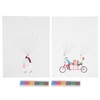 2Set Cartoon Pattern Fingerprint Painting DIY Signature Guest Book Wedding