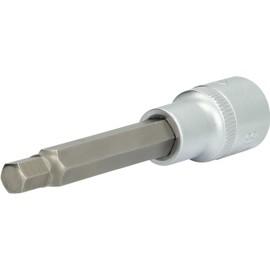 BRILLIANT TOOLS BT022873 1/2 Inch Hex Socket Bit Socket, 100 mm Long, 8 mm [Powered by KS Tools]
