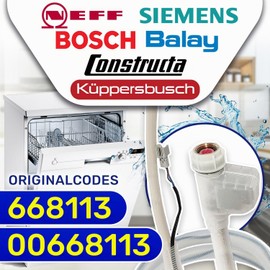 Aquastop Dishwasher Hose 00668113 for Siemens for Bosch for Balay