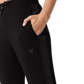 GUESS Women's Allie Scuba Jogger Pant, Jet Black, Large