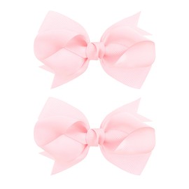 YanJie Valentine's Day Hair Bow Clips Red Pink Bowknot Hair Barrettes Hair Bowknot Ribbon Alligator Pink Love Heart Pattern Hairgrips Clips