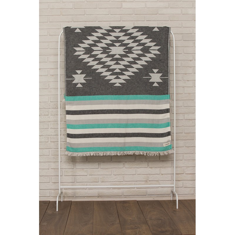 Bersuse 100% Cotton Oeko-TEX Certified Carmen Turkish Handloom Towel -