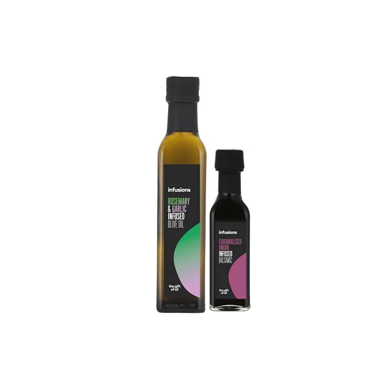 250ML Rosemary & Garlic Oil PAIRED with 100ML CARAMELISED Onion