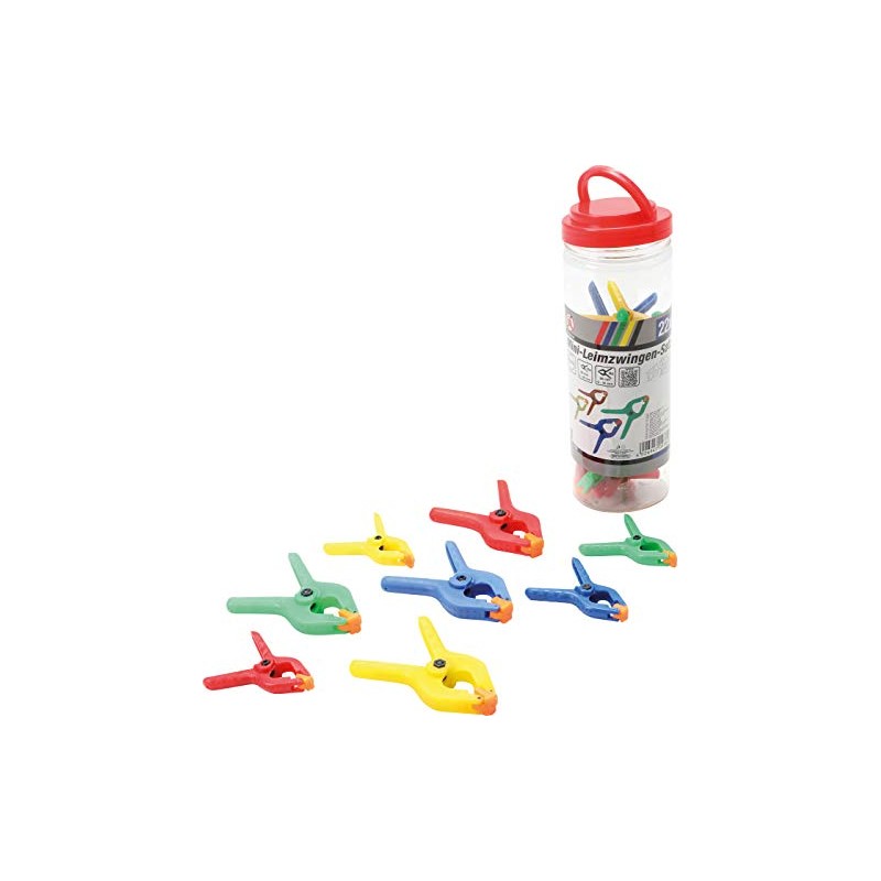 BGS DIY 9789 Mini Glue Clamp Set, 22 Pieces, ABS